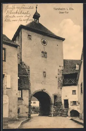 AK Türkheim i. Els, Partie am Ober-Tor