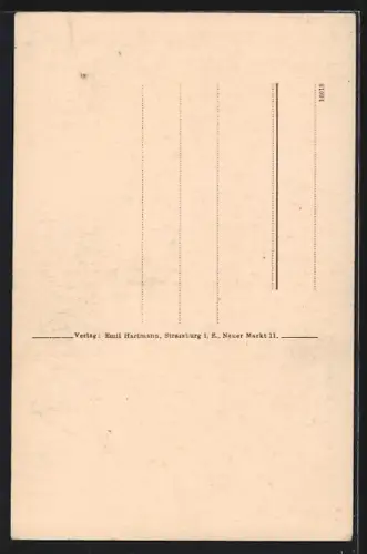 AK Klein-Rumbach /Vogesen, Pferdekutschen im Ort
