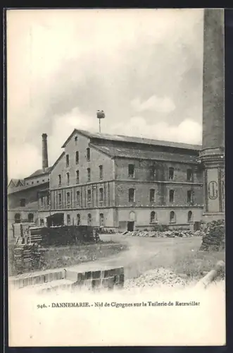 AK Dannemarie, Nid de Cigognes sur la Tuilerie de Retzwiller