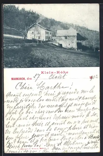 AK Markirch, Blick auf Klein-Höhe