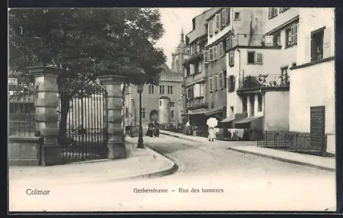 AK Colmar, Partie in der Gerberstrasse