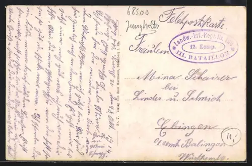 AK Thierenbach /O. E., Blick auf das Forsthaus