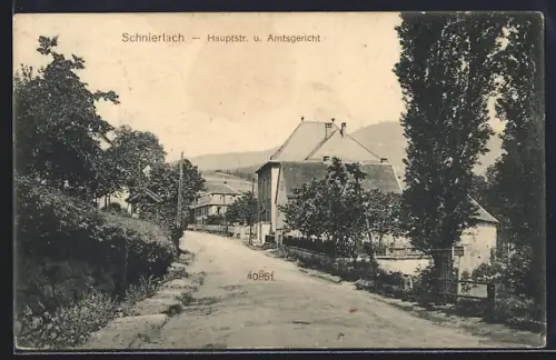 AK Schnierlach, Hauptstrasse und Amtsgericht