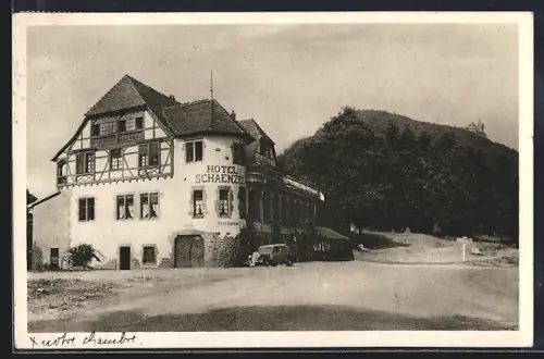 AK Saint-Hippolythe, Hôtel Schaentzel, Prop. L. Zaebel