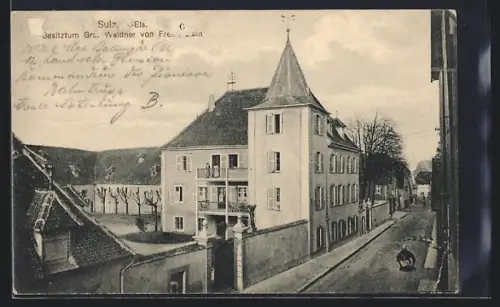 AK Sulz /Els., Besitztum Graf Waldner von Freundstein