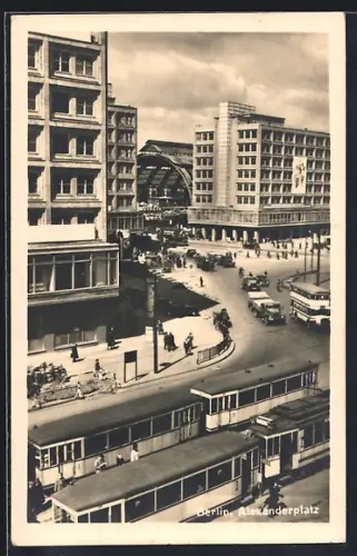 AK Berlin, Alexanderplatz aus der Vogelschau
