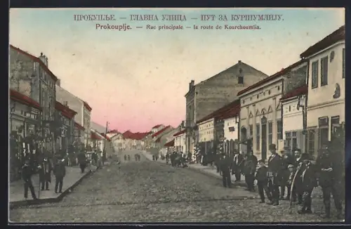 AK Prokouplje, Rue principale, la route de Kourchoumlia