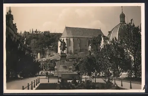 AK Miskolc, Erzsébet-ter Avasi templommal