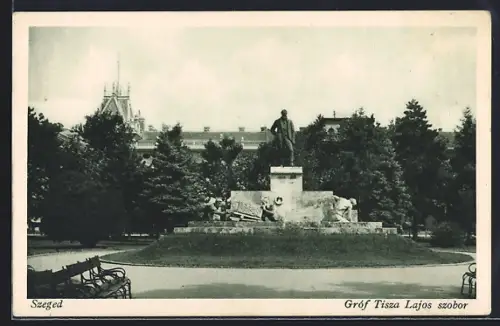 AK Szeged, Gróf Tisua Lajos szobor
