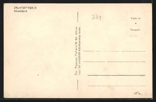 AK Zalaszentgrot, Strandfürdö