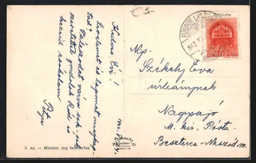 AK Püspökladány, Ref. templom, Polgári iskola, Szent Imre iskola