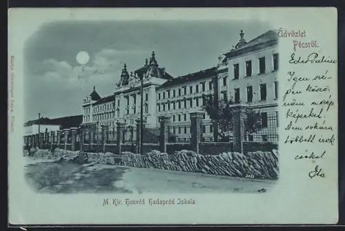 Mondschein-AK Pécs, M. kir. Honvéd Hadapród Iskola