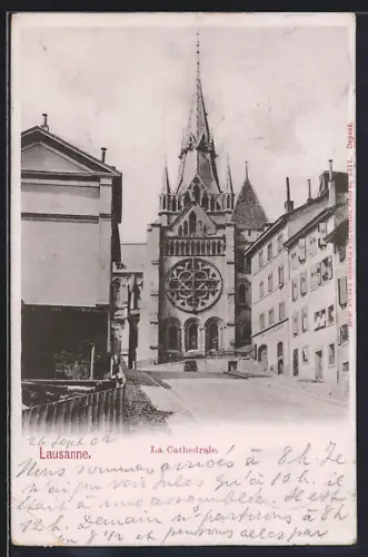 AK Lausanne, La Cathedrale