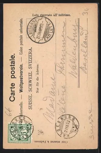 AK Lausanne, La Cathedrale