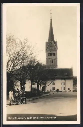 AK Schaffhausen, Bibliothek mit Münster