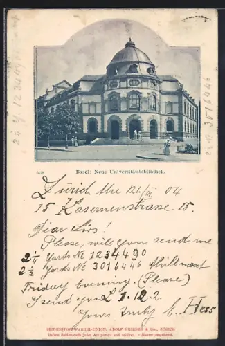 AK Basel, Neue Universitätsbibliothek