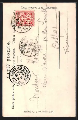 AK Delémont, Gebäude mit Rundturm