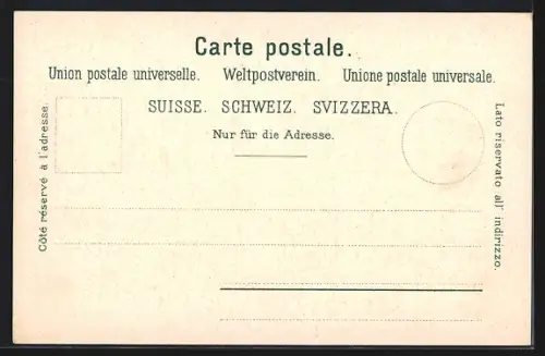 AK Basel, Barfüsserplatz mit Marktständen aus der Vogelschau, Wein- & Speisewirtschaft von E. Brüderlin