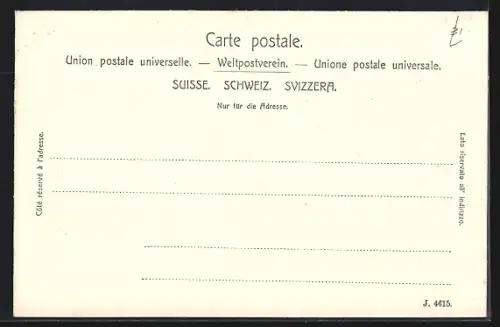 AK Le Pont, Ortsansicht mit Kirche aus der Vogelschau