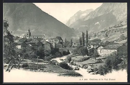 AK Orsières, La Ville et le Val Ferret