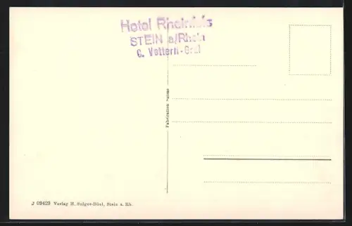 AK Stein a. Rhein, Alte Häuser