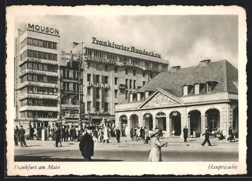 AK Frankfurt am Main, Partie an der Hauptwache
