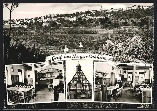 AK Frankfurt-Bergen-Enkheim, Gasthaus Goldener Engel, Inh. Georg Denzinger, Marktstr. 60