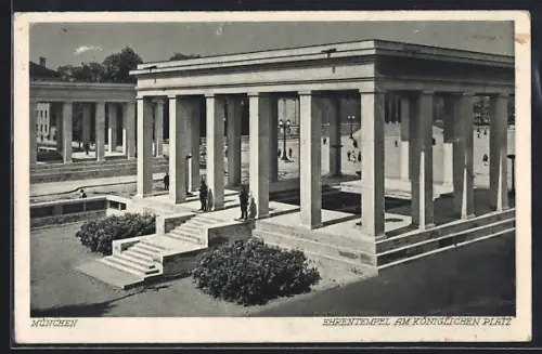AK München, Ehrentempel am Königlichen Platz