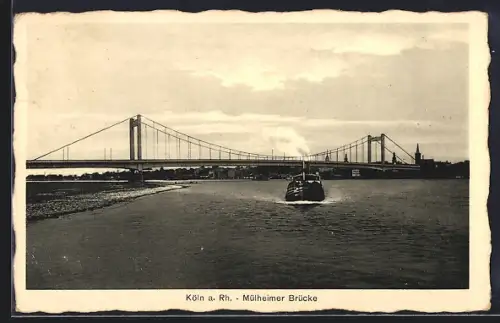 AK Köln-Mülheim, Mülheimer Brücke