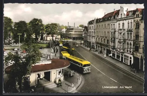 AK Lüdenscheid, Am Markt mit Bus