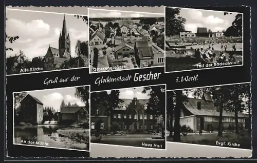 AK Gescher i. Westf., Alte Kirche, Glockengiesserei, Haus Hall