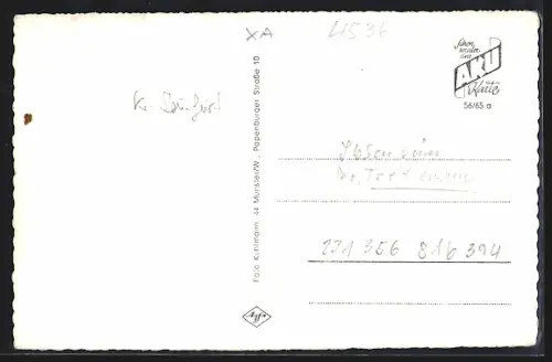 AK Brochterbeck i. Westf., Blick auf den Ort