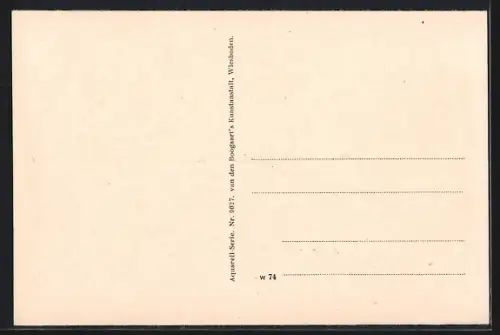 AK Wiesbaden, Marktplatz mit Kirche