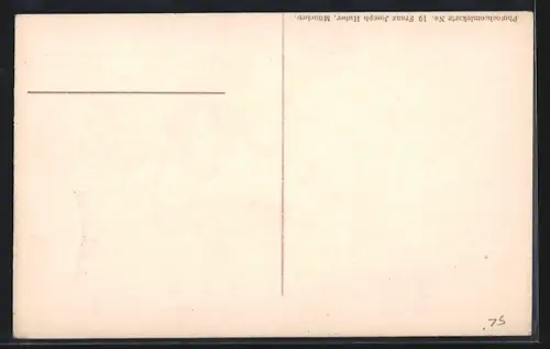 AK München, Kgl. Residenz mit Denkmal