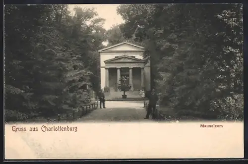 AK Berlin-Charlottenburg, Mausoleum im Park