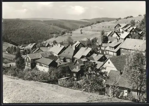 AK Heubach /Thür., Ortsansicht aus der Vogelschau