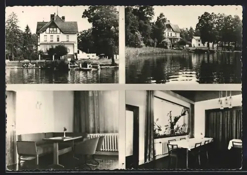 AK Gross Köris, Ferienheim mit Seeblick