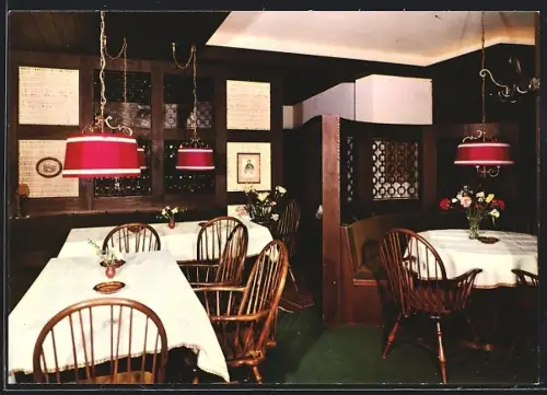 AK Rastatt /Baden, Weinstube im Hotel Blume, Bes. Fam. Augenstein