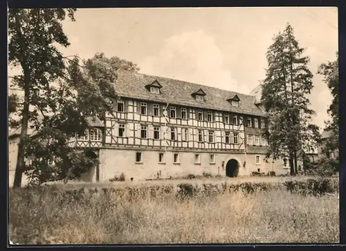 AK Stadtlengsfeld /Rhön, Diätsanatorium mit Grünanlage