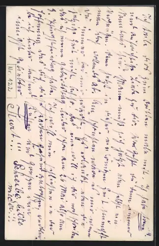 Foto-AK EAS Nr. 01093/6: Unter vier Augen, Ich möcht` auf jedes Baumes..., Liebespaar