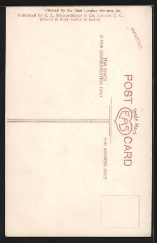 Foto-AK EAS Nr. 4230/3: Fräulein im Kleid mit Rosen