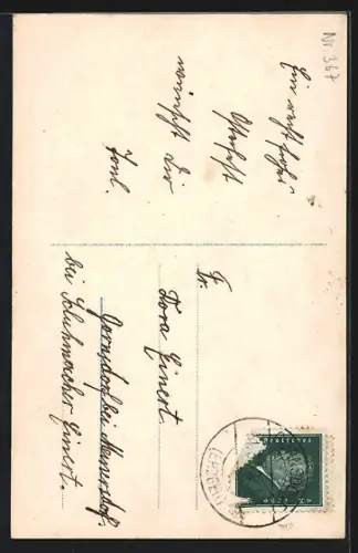 Foto-AK EAS Nr. 7346/1: Kleiner Junge mit Osterei