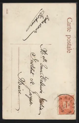 Foto-AK EAS Nr. 4: Amour maternel, Les deux souples bras..., Mutter mit Kind