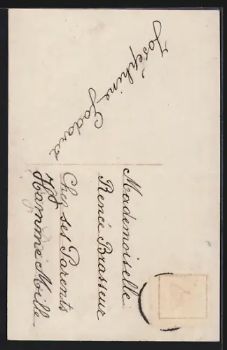 Foto-AK EAS Nr. 04973/6: Kleines Mädchen mit Blumenkorb