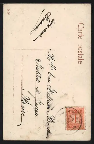 Foto-AK EAS Nr. 1456: Amour maternel, La mère toujours attentive..., Mutter mit Kind