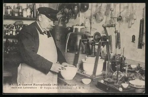 AK Chemiker Eugène Turpin, Sprengstoffexperte