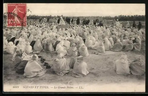 AK La Grande Prière, Scènes et Types