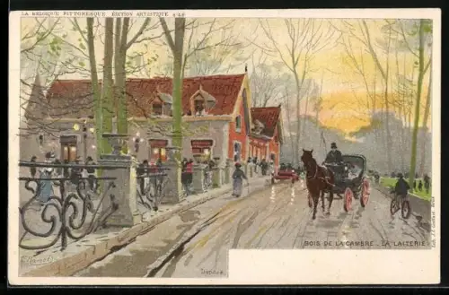 Künstler-AK F. Ranot: Bois de la Cambre, la laiterie
