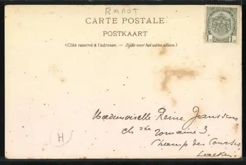 Künstler-AK Spa, Rue Royale