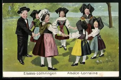 AK Elsass-Lothringen, Kinderreigen